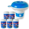 250 Mini Pastilhas 2gr de Cloro Bioclor para Piscina + 1 Mini Flutuador
