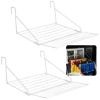 Kit 2 Varais de Porta Dobravel Portatil em Ao Slim Mor para Apartamento / Montagem Sem Furo