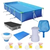 Piscina 6200l + Capa+ Forro + Filtro 110v+ Peneira +clorador e Cloro 200g