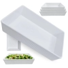 Kit Travessas Retangular 20,3cm , 22,7cm e 25,3cm em Melamina para Petiscos e Pores