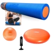 Kit Rolo de Pilates 90x15cm + Disco Equilbrio + Overball
