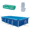 Kit Piscina 7600 Litros Premium + Bomba Filtrante 220v 3600 L/H Mor