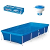 Kit Piscina de Armao 3000 Litros Estrutural em Ao Mor + Clorador Flutuante Nautilus