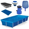 Kit Piscina 3000 Litros em Ao Mor + Capa e Forro + Filtro 110v + Clorador + Peneira