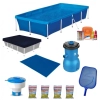 Piscina 3000 L Capa Forro Filtro 110v Peneira Avaliador Ph/Cloro Clorador Cloro