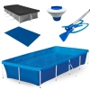 Kit Piscina 3000 Litros Estrutural Aço Mor + Aspirador + Capa + Forro + Flutuador Kit Piscina 3000 Litros Estrutural Aço Mor + Aspirador + Capa + Forro + Flutuador