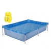 Kit Piscina de Armao Retangular Infantil 1000l + Colete Inflvel Infantil