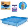 Kit Piscina 1500 Litros + Capa e Forro Mor + Bola Inflvel Azul