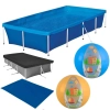 Kit Piscina 3000 Lts Mor + Capa e Forro + 2 Bolas Inflveis Infantil Ilustradas