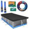 Kit Forro e Capa para Piscina 3000 Lts + Boia Homem Aranha + 2 Espaguetes em Formato de Espada (piscina N�o Inclusa)