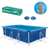 Kit Piscina Premium 6200 L+ �culos Nata��o Infantil Azul+ Bola 40 Cm Mor