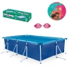 Kit Piscina 6200 Litros Premium + �culos Nata��o Infantil Rosa + Bola Princesas 33 Cm