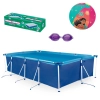 Kit Piscina 6200 Litros Premium + �culos Nata��o Infantil Roxo + Bola Princesas 33 Cm