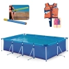 Kit Piscina Premium 6200 Litros de Armao + Colete P/M Infantil + Brinquedo Lana gua