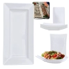 Kit Travessa Grande 56 Cm + 2 Travessas para Salada 37,3 Cm + 2 Travessas 30 Cm Curvadas Melamina