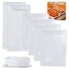 Kit 2 Travessas 44,5 Cm Retangulares para Buffet + 4 Travessas de 35 Cm Fundas em Melamina Premium