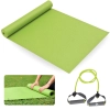 Kit Colchonete 1,73m + Extensor Elstico 1 Via Tenso Media para Pilates e Exerccios