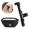 Kit Pochete Bolsa Pequena Porta Celular Chave Conquista + Manmetro e Bomba de Ar para Bicicleta