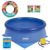 Piscina Infantil 1000 Litros Mor Infl�vel + Mini Bomba Manual + Forro + Boias Princesas Disney