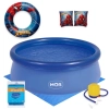 Piscina Infantil 1000 Litros Mor Infl�vel + Mini Bomba Manual + Forro + Boias do Homem Aranha
