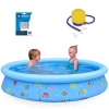 Kit Piscina Infantil 1000 Litros Bel Redonda Inflvel + Mini Bomba Manual + Reparo