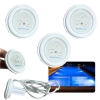 Kit 3 Refletores Super Led Azul para Iluminao de Piscinas Marca Netuno