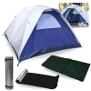 Kit Barraca Dome 3 Pessoas Ntk 1800mm + Saco de Dormir Solteiro + Isolante Trmico Camping e Pesca