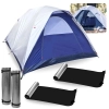 Barraca 3 Pessoas Dome Ntk 1800mm + 2 Colchonetes Isolantes Termicos para Camping e Pesca