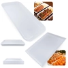 Kit 4 Travessas Retangulares Rasas 24,8cm Buffet + 2 Travessas 31cm Buffet de Retaurante e Poro