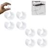 Kit 8 Protetores para Cadeira de Praia Redondo Branco / Protetor de P para 2 Cadeiras Mor Evita Riscos