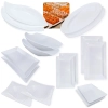Kit Completo para Buffet em Melamina, 16 Peas Travessas Essenciais para Restaurante