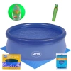 Kit Piscina Infantil 1000 Lts Redonda Inflavel + Capa e Forro + Bola 40cm + Lan�a �gua
