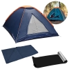 Kit Barraca Panda 3 Pessoas Coluna D gua 600mm + Saco de Dormir Solteiro + Isolante Trmico