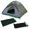 Kit Barraca 3/4 Pessoas Selvas Ntk 1800mm + Saco de Dormir Solteiro + Isolante Trmico