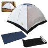 Kit Barraca 3 Pessoas Coluna D gua 1200mm Atena + Saco de Dormir Solteiro + Isolante Trmico