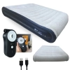 Kit Colcho Casal Brunei Inflvel Ntk + Bomba de Ar Recarregavel Via Usb Portatil