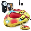 Kit Boia Inflvel Jet Ski Rebocvel para 2 Pessoas Jet Duo + Bomba de Ar Recarregavel Via Usb Portatil Ntk