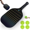 Kit Raquete Pickleball Dimensions em Fibra de Vidro com Bordas de Proteo + 4 Bolinhas 40 Furos Cada