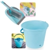 Kit Balde 12 Litros com Suporte Espremedor Removvel + Pazinha Pa de Lixo com Escova para Limpeza
