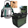Kit Garrafa de gua Squeeze 1,8l com Trava e Suporto de Celular + Bolsa Termica Aruba 13,5l Marmita Fitness