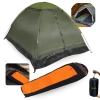 Kit Barraca Pantanal 3 Pessoas Coluna D Agua 300mm + Saco de Dormir Xtreme Sarcfago -5c  +15c Camping e Pesca