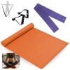Kit Colchonete para Yoga Pilates Laranja 1,73m + Par de Pegador + Faixa Elástica Tensão Média Treino Kit Colchonete para Yoga Pilates Laranja 1,73m + Par de Pegador + Faixa Elástica Tensão Média Treino