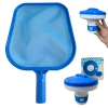 Kit Peneira e Mini Flutuador para Limpeza, Manuten��o e Tratamento de Piscina