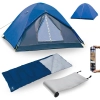 Kit Camping Completo Barraca Fox 2/3 Pessoas 1800 Mm + Saco de Dormir+ Isolante Trmico 1,80 M Pesca