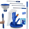 Kit Limpeza para Piscina Acess�rios Aspirador + Haste 1,60 M Desmont�vel + Flutuador