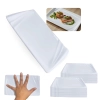Kit 20 Pratos 23 Cm Travessas para Buffet Sushi Finger Food Petisqueira Sobremesa Restaurante
