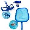 Kit Limpeza de Piscinas com Peneira + Aspirador Asa Delta + Mini Clorador Flutuador