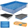Piscina Infantil Mor em Ao 1000 Litros com Capa e Forro