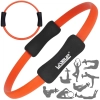 Anel de Pilates Treino Fisioterapia Arco Fortalecedor Laranja Circulo Magico Exercicios Fitness Yoga
