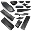 Kit Culinria Oriental 14 Peas Travessas Pratos e Molheiras em Melamina Kanpai Premium